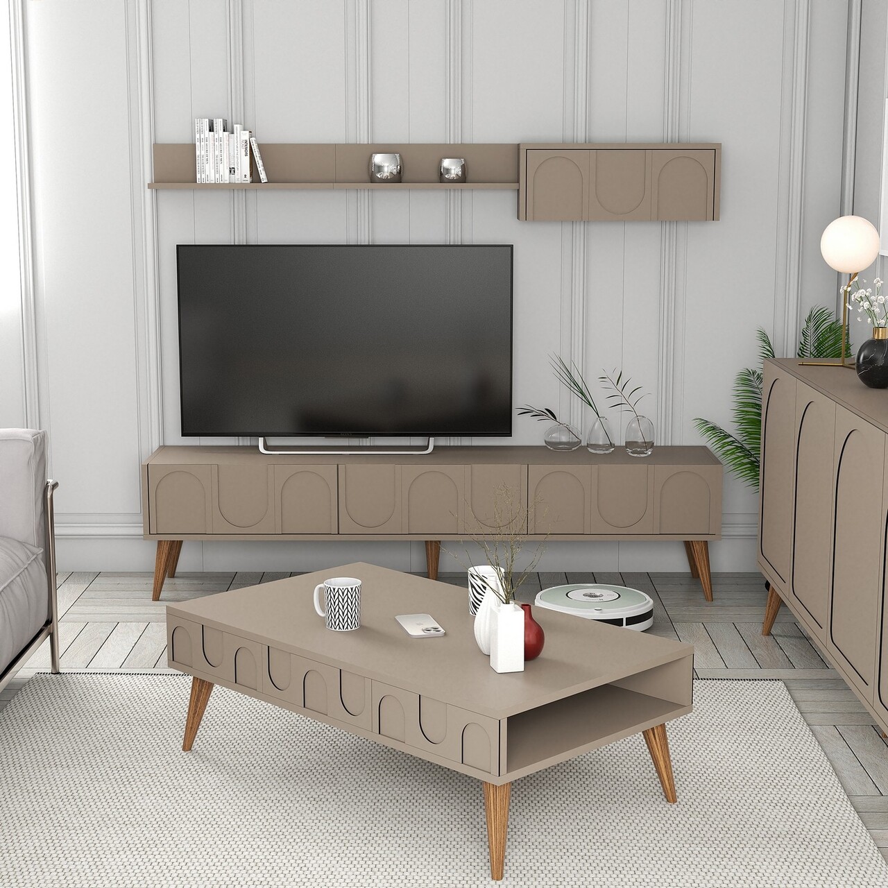 Set mobilier living, Hanah Home, Lyon 3, Atlas / Nuc - imagine 6